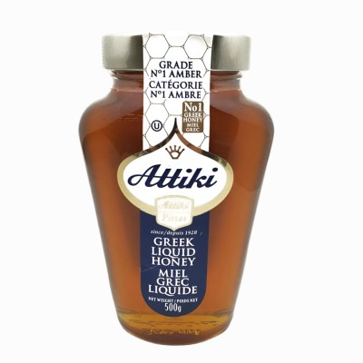 Attiki Greek Dark Brown Forest Honey 500 G