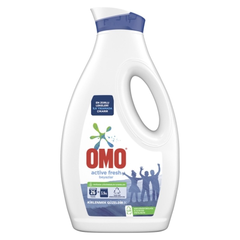 OMO LIQUID - ACTIVE FRESH WHITE - 26 WASHES
