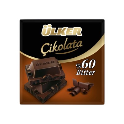ULKER SQUARE DARK CHO. 60%