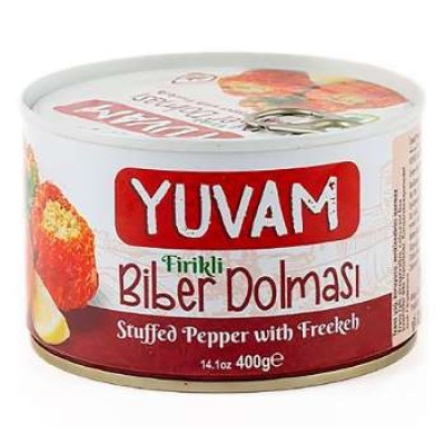 YUVAM FIRIKLI BIBER DOLMA 400 GR x 12